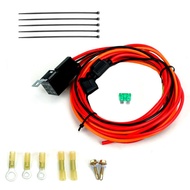 Electric Fuel Pump Wire Harness Kit Relay Side Circuit 40 AMP Waterproof Relay Switch Kit Fuel