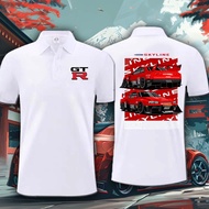 Kaos Polo Shirt  Nissan GTR Nissan Polo Shirt GTR Nismo Polo R35 R32  FabricCotton Wearable Both Men