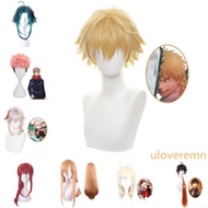 【uloveremn】 Hajimeru Isekai Seikatsu Rem Ram Twins Blue Pink Cosplay Wig +Pins Party New