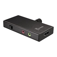 j5create Live Video Capture Card - HDMI to USB-C, Supports 1080p 60FPS Video and Audio Recording, Po