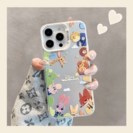 Animal City Case For Vivo Y17 Y12 Y12S Y30 Y7S Y50 Y100 S10 S10E V23E V23 V25 V27 V29 X60 X70 X80 X9