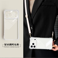 Suitable For iPhone 17 Air 12 11 8 7 Plus Pro Max Phone Case Four Corners Shock-Resistant Transparen