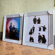 Photo Print + Linen Frame (Double Frame) Size 16R (40cm, 50cm)