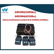 Universal Remote Control Set (330Mhz/433Mhz) Autogate Remote Control Set