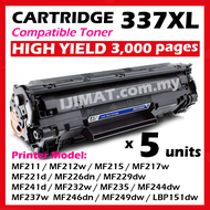 5 Units Compatible Laser Toner Canon 337 / Cartridge 337 High Quality Compatible Toner Cartridge For