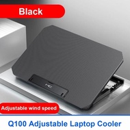 Laptop Cooling Pad 2 Fan Adjustable Speed - Q100 - Black Restock