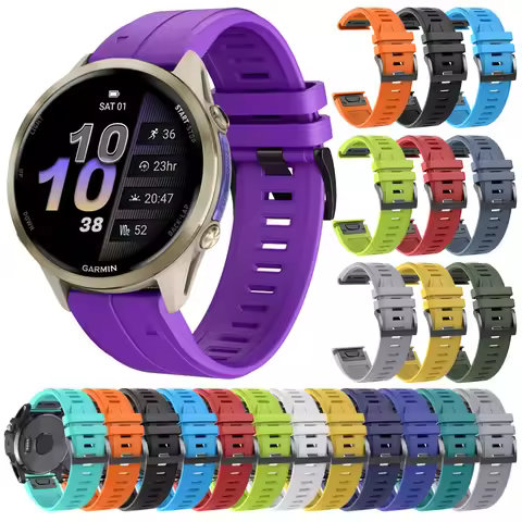 Quick Release 26 22mm Sports WatchBand For Garmin Forerunner 970 965 955 Solar/Instinct 3 2X/Approac