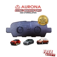 Aurona Brake Pad AUR561509 Rear Altima Cefiro Elgrand Fairlady Skyline Juke F15 Latio Murano Serena 