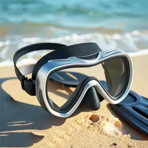 Similar GULL LUVOS diving goggles with large frame, wide field of view, high-definition, bright coat