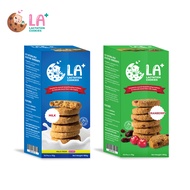 Halal Certified LA+ Lactation Cookies for Breast Milk Booster Bundle (Milk + Cranberry)
