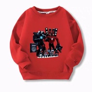 NEW🚽📺 SKIBIDI TOILET DOLL SWEATSHIRT HOODIE TITAN TV MAN TOILET MAN SPEAKER MAN MONITOR MAN 泰坦馬桶人 VS