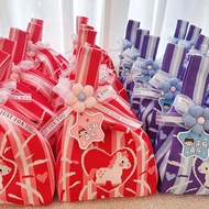 61 Children's Day Baby Banquet Return Gift Bag Portable Knitted Bag Full Month Hundred Days Banquet 