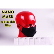 SG SELLER Face Mask With Dust Filter and Reusable PM 2.5 Filter (Ready Stock) - BLACK SURGICAL MASKS AVAILABLEMask