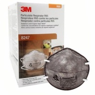PRICE OF 3 M 8247 NIOSH R95 RESPIRATOR CARBON MASK 100%Original 3m