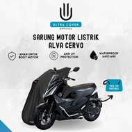 Cover Sarung Motor Listrik Alva Cervo Tutup Premium Waterproof Outdoor