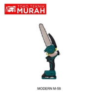 Murah Modern M-58 Mesin Cordless Chainsaw Mini 8" Gergaji Rantai