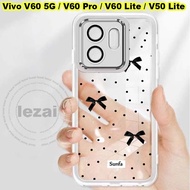 Casing Vivo V60 V 60 Pro V60 V50 Lite 5G Casing Soft Shockproof Clear Luxury Back Cover
