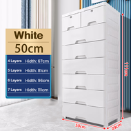 IKEA Plastic Drawer Cabinet Storage Cabinet With Wheels/Lock Chest Drawer Baju Almari Baju Murah Dra