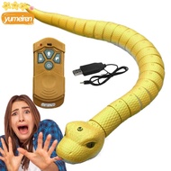 YUMEIREN Remote Control Snake Toy, Electronic Prank Toy Portable Electronic Snake Toy, Scary Inducti