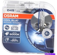 USヘッドライト 2倍のD4Sクールブルーインターキセノン電球OSRAM 6000K 66440CBI OEM HIDヘッドライトランプ 2x D4S Cool Blue Intese Xenon B