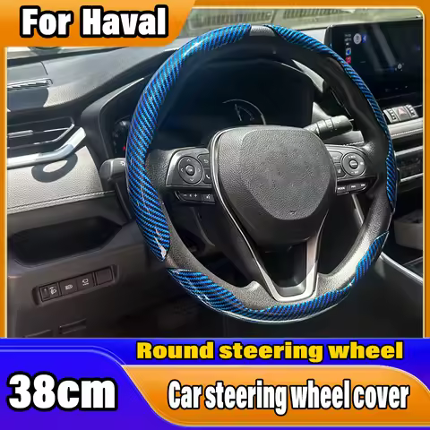 3PCS Car Steering Wheel Cover 38cm Styling Auto Accesorios For Haval F7 F7x Jolyon Dargo m6 h6 gt hy
