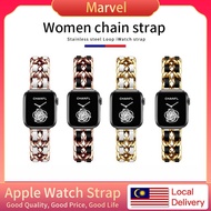 Metal Band For iWatch Denim Leather Strap Compatible with iWatch Denim Leather Strap Series 8 Ultra 