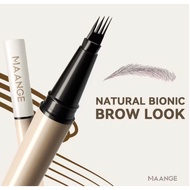 MAANGE 4-Points Ultra-fine Liquid Eyebrow Pencil Waterproof Sweat-Resistant Quick-Drying 36H Long-La