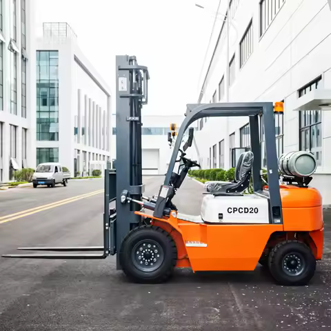 2T Diesel Fuel Forklift 4x4 Wheels Hydraulic CE Compliant Custom New 2 ton Forklifts from China Fact