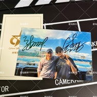 "Fidelity" Celebrity Jacky Cheung and Jay Chou Handwritten Double Signature Stage Photo as a 6-inch Gift for Friends