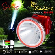 Senter Kepala / Headlamp Jinlong JL 1101 waterproof / Tahan air 350 watt super terang