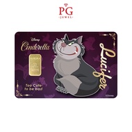 Aurora Italia's Unique 0.25g Gold Bar (Au 999.9) 24K - The Cinderella Lucifer Limited Edition Gold B