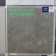 granit lantai 60x60 pietro brown textur doff by infiniti