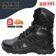 Magnum Leather Shoes Cowhide Leather Magnum Lynx 8.0 Tactical Police Boots Hiking Boot