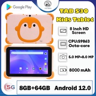 FATARUS teblat murah Original tablet new model Kids Tablet S30 8-inch HD screen 8GB 64GB Android 12.0 Dual SIM 5G WiFi tablet for kids android
