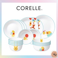 Corelle x Pooh and Friends For 4 People Round Tableware Set 16p
