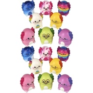 2” Axolotl Micro Squish-16 Pack- Toys for Kids - Slow Rise (Individually Wrapped) Small Fun Foam Squ