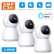 1080P 5G WiFi Camera Auto Tracking Baby Monitor PTZ Wireless Security Surveillance CCTV Mini YIIOT Camera Alexa Video Camera