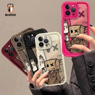 Simple Coffee Paper Bag Good Person Cartoon phone Casing For Redmi 10x 12C A3 A3X A1 Plus 10C 12 13C