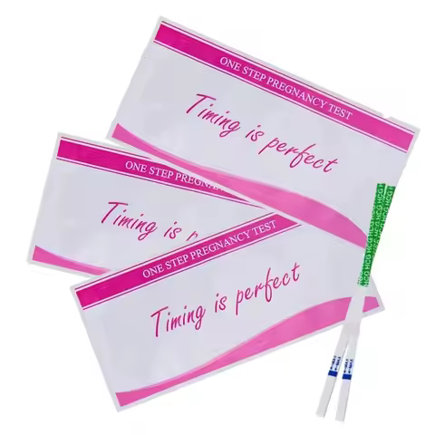 10PCS HCG Pregnancy Test Strips Over 99% Accuracy Self-check Privacy Urine Measuring Kit Adult Women