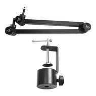 Foldable Microphone Holder Suspension Boom Scissor Arm Stand Recording Microphone Support Arm