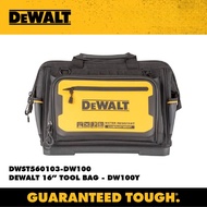 [ DEWALT ] (DWST560103-DW100) 16 Inch Tool Bag DW100Y | 31 Pockets | IP54 Water Resistant