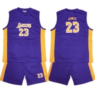 jersey for kids 23 sando+shorts set 3-17yrs old unisex boys girls terno