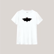 T365 Fortune Lucky Bat Halloween Short-Sleeved Top Tshirt Children Men Women Clothing T-Shirt Painti