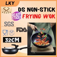 [S2] Diamond Series Non Stick Frying Pan Ceramic Pan 32cm Non Stick wok Ceramic Wok