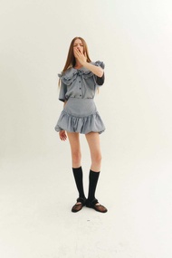 Ginny balloon skirt กระโปรงสั้นทรงบอลลูน