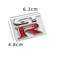 Xuming 1 kim loại GTR logo Nissan GTR 3D sửa đổi chia xe ô tô trang trí biểu tượng gắn thùng xe phía