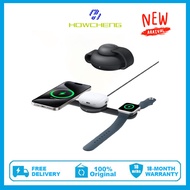 Anker MagSafe Compatible MagGo UFO Charger 3-in-1 Wireless Charging Station Qi2 Certified 15W Max Fo