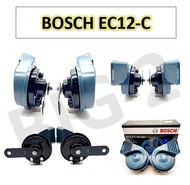 แตรหอยโข่ง ยี่ห้อ BOSCH EC12-C ( แท้ ) 1 คู่12V รุ่นใหม่ ความถี่400 / 500 Hz (เสียงต่ำและสูง)