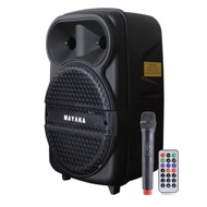 Mayaka SPKT1808 Speaker Portable Dengan Led Light+Remote Dan Bluetooth