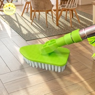 KUDSUN 3in1 Long-Handled Floor Brush Can Change The Head 3-Level Extendable 180 Rotating Length Up T